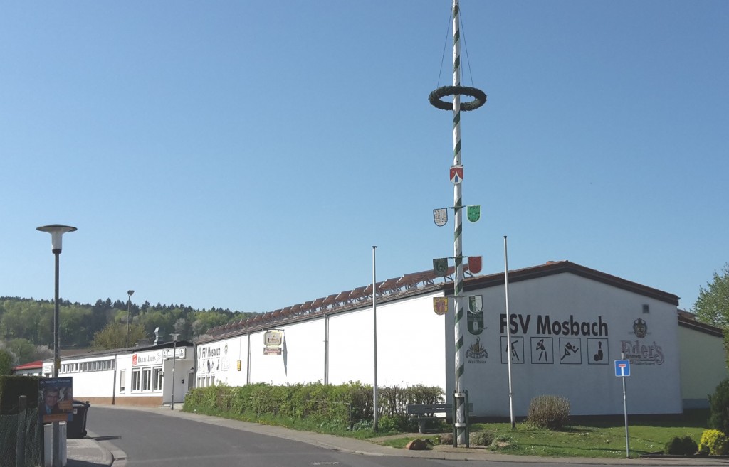 Maibaum am FSV-Gelände