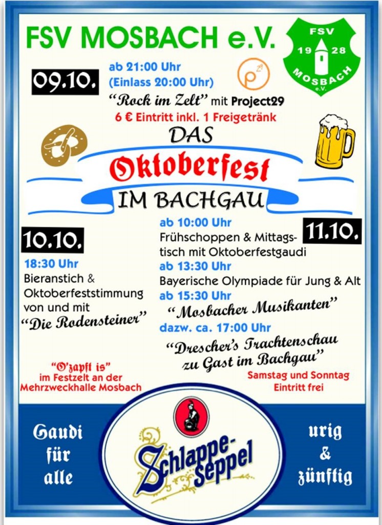 FSV Mosbach_Oktoberfest2015_Flyer