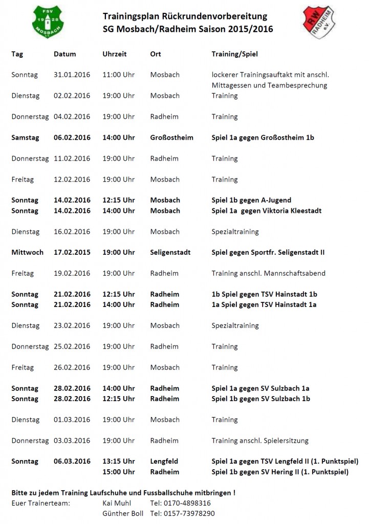 VorbereitungRueckrunde2016